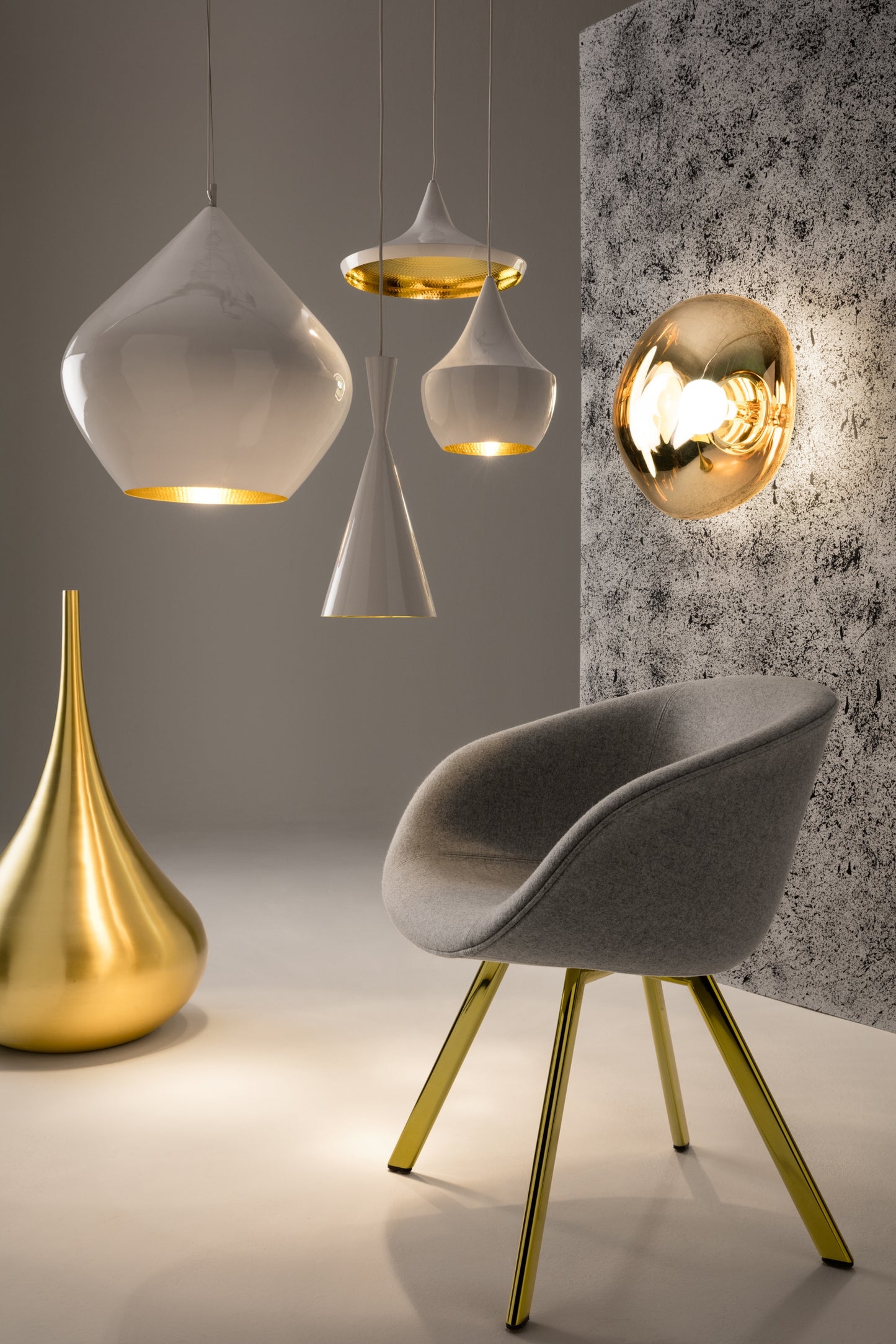 Melt LED loftlampe væglampe Tom Dixon
