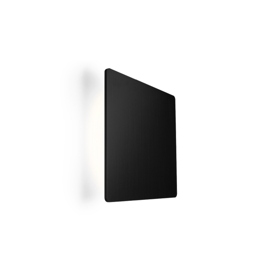 Miles LED væglampe Wever & Ducré model 2.0 carré sort