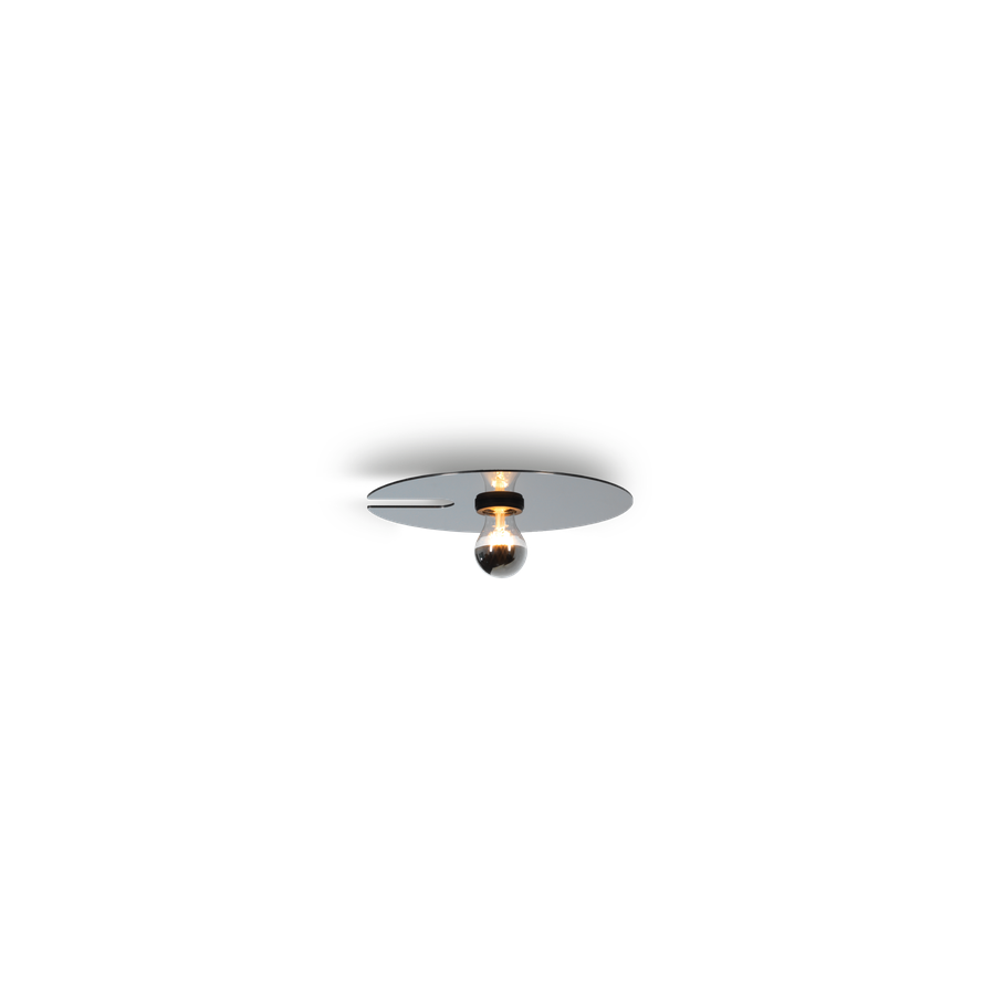 Mirro loftlampe Wever & Ducré 1.0 sort krom