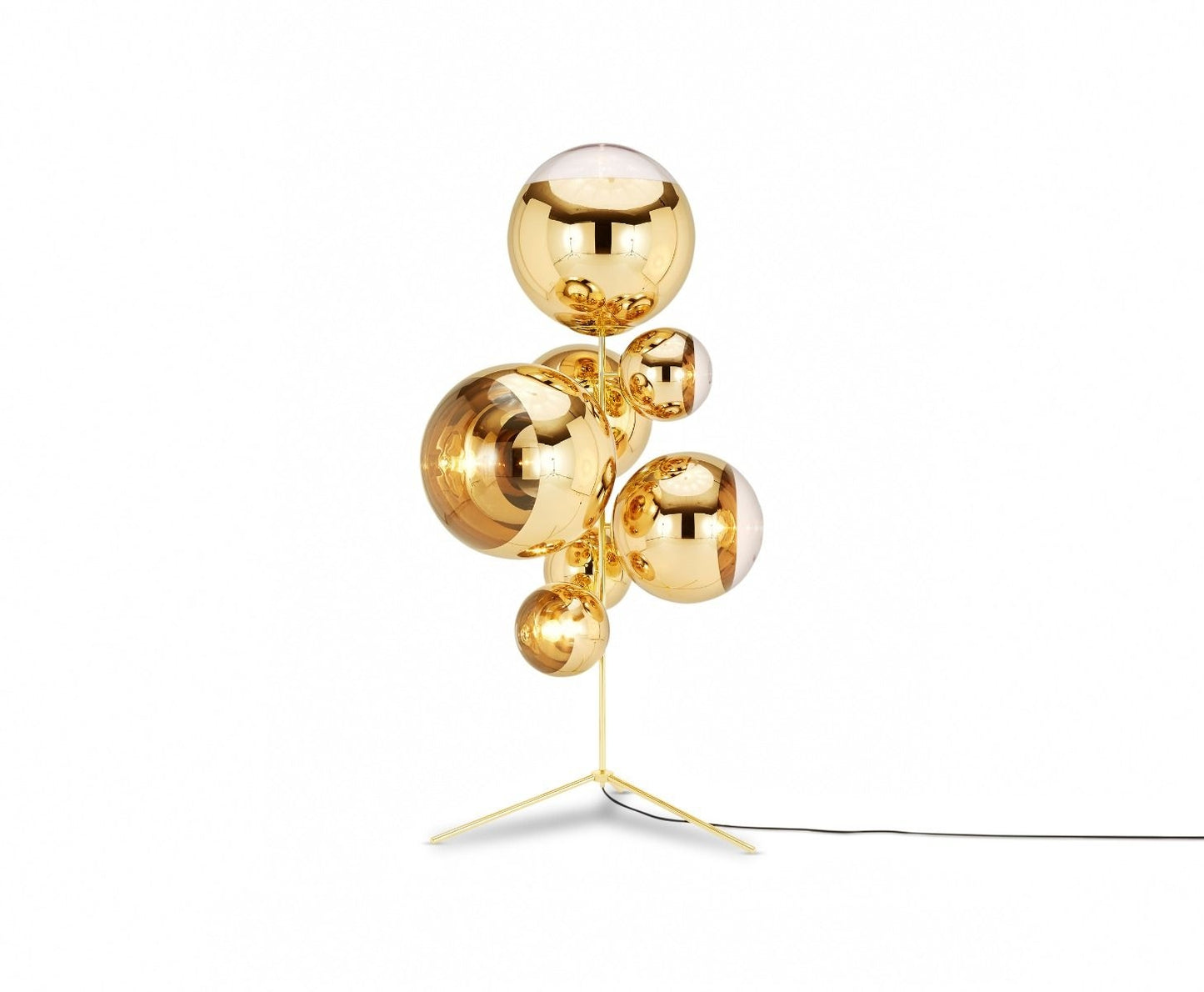 Mirror ball stand Chandelier Tom Dixon