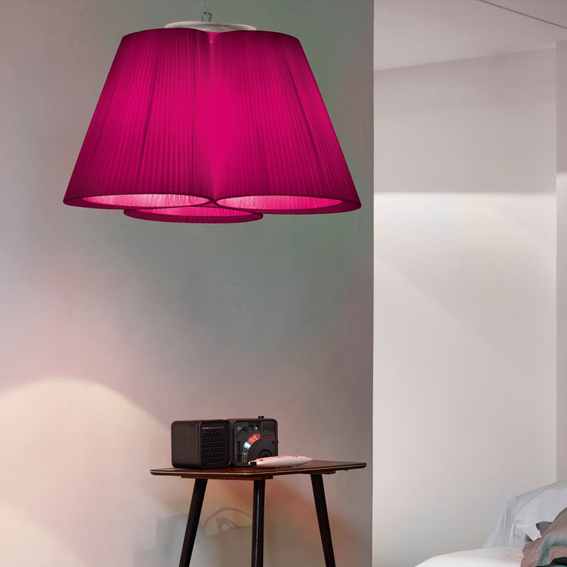 Florinda 3 pendel i Fuchsia