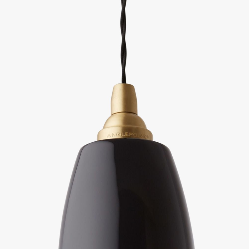 Toppen af Original 1227 brass pendel i sort Anglepoise
