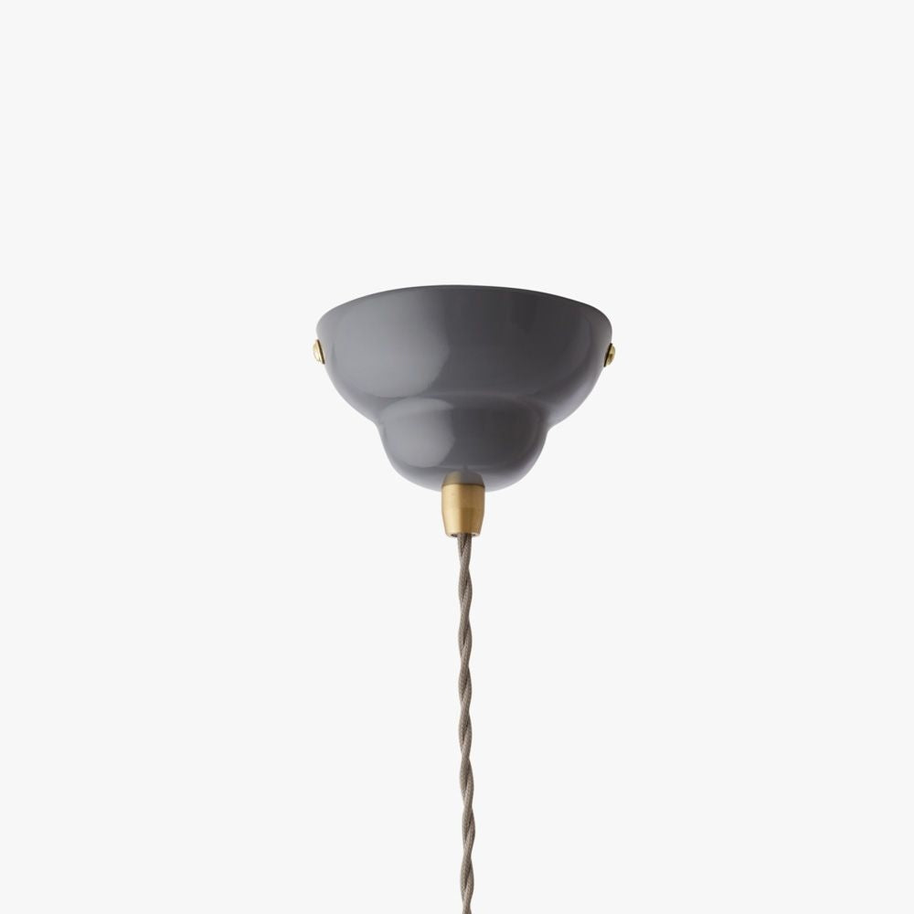 Rosetten af Original 1227 brass pendel i grå Anglepoise