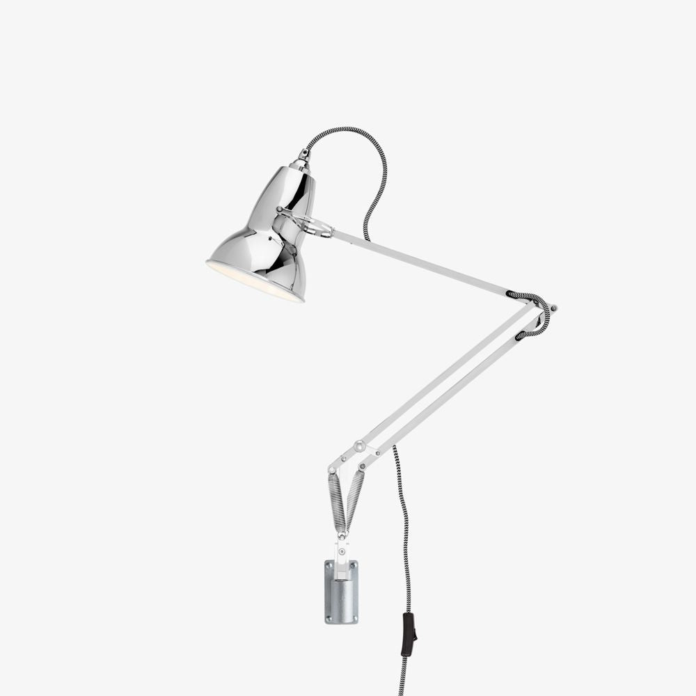 Original 1227 væglampe m. vægbeslag i krom Anglepoise