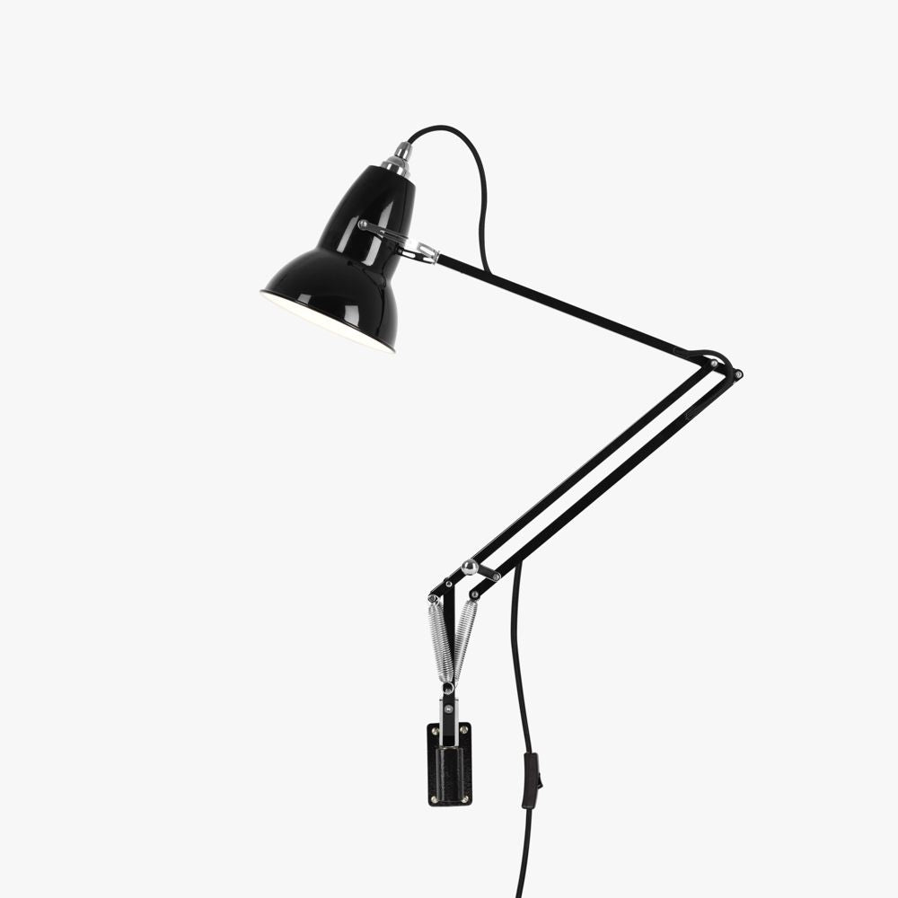 Original 1227 væglampe m. vægbeslag i sort Anglepoise