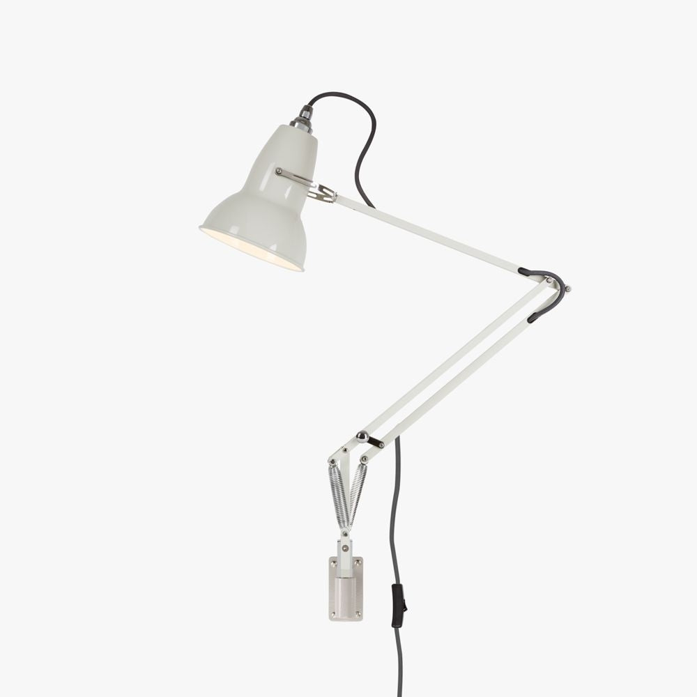 Original 1227 væglampe m. vægbeslag i hvid Anglepoise