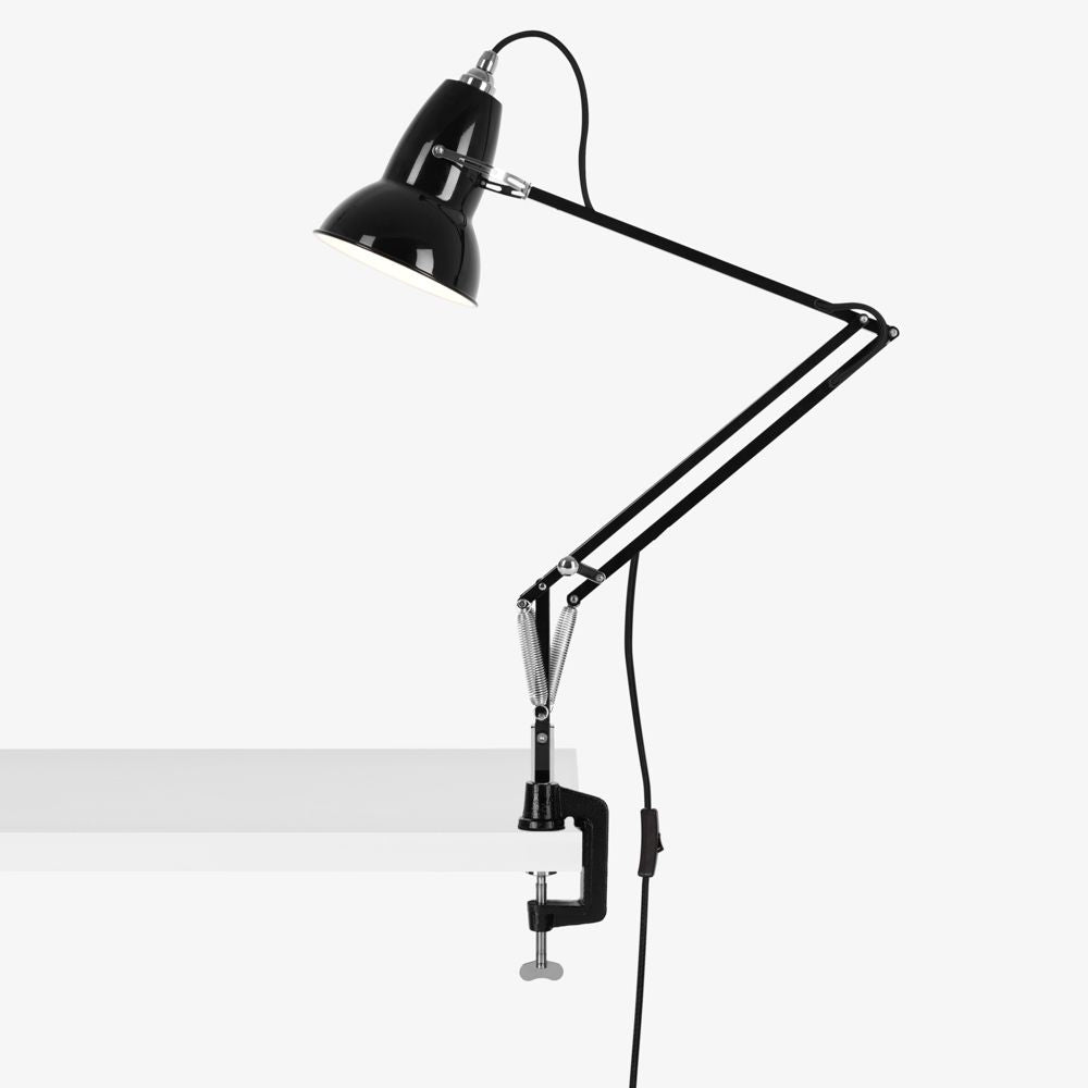 Original 1227 i sort med bordklemme fra Anglepoise