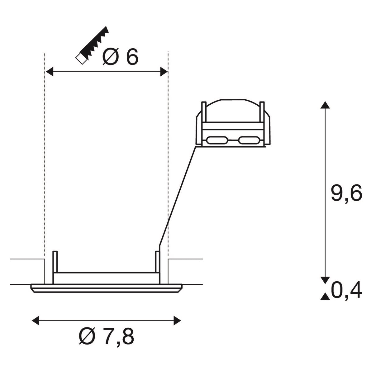 Pika downlight SLV