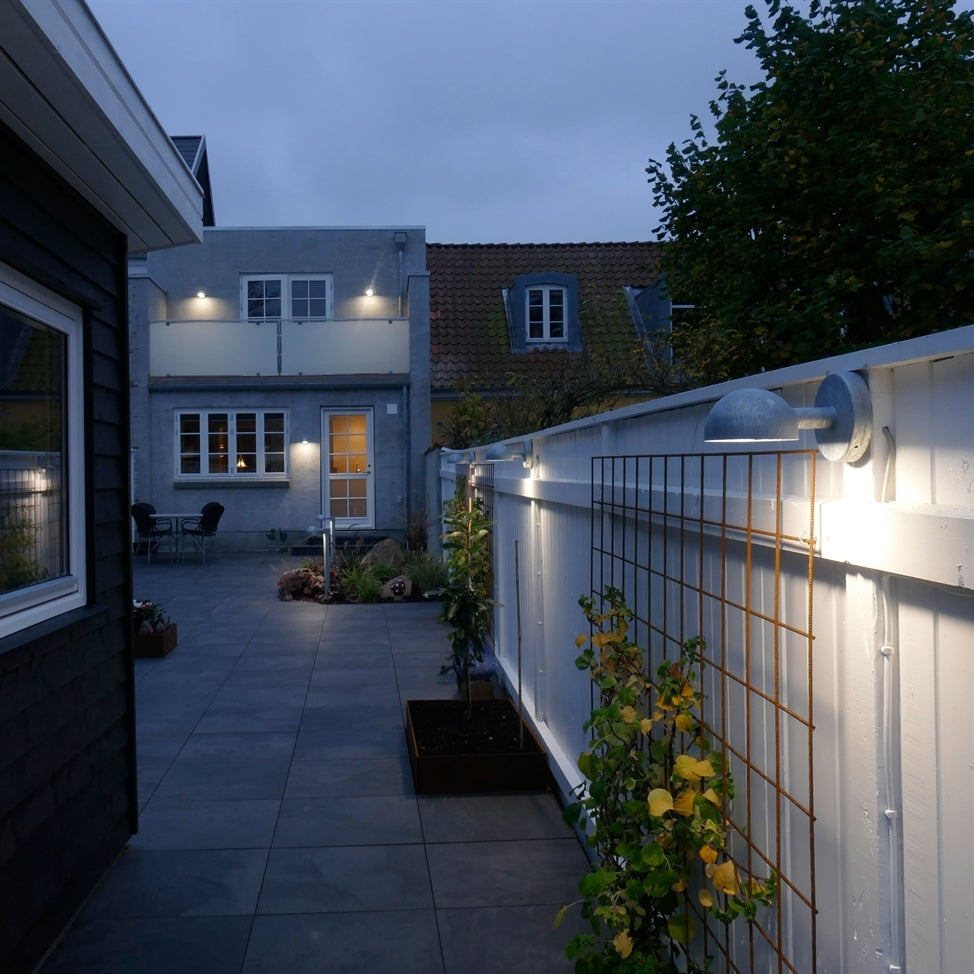 Miljøbillede af Poppel galvaniseret væglampe davidsuperlight 2