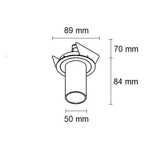 Vidrio downlight PSM Lighting