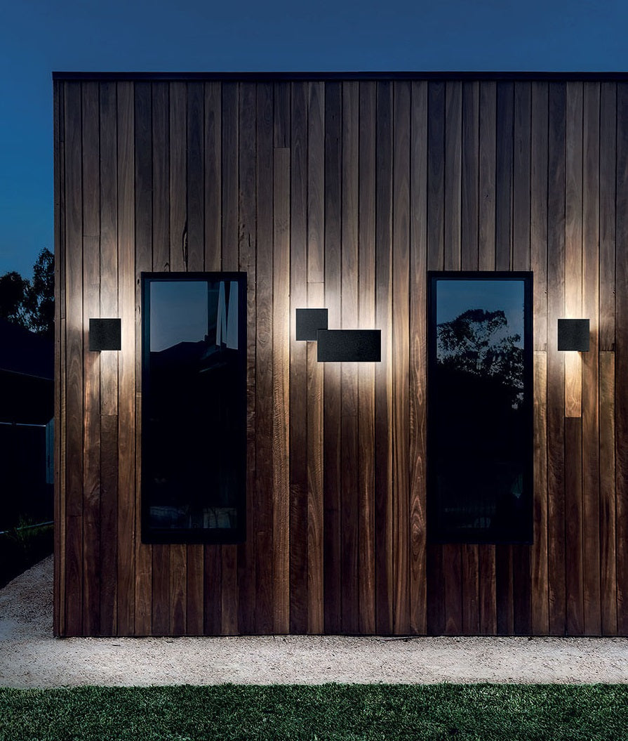 Puzzle Outdoor Square væglampe fra Lodes