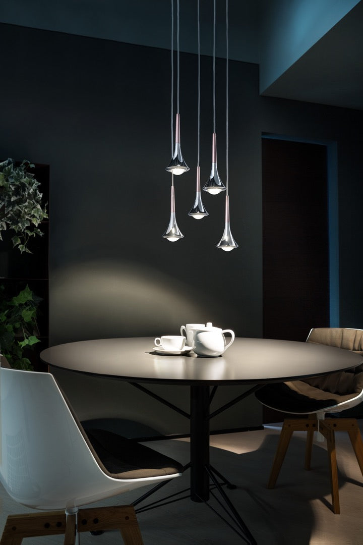 Miljøbillede af Spider pendel i med kobber bronze top fra studia italia design
