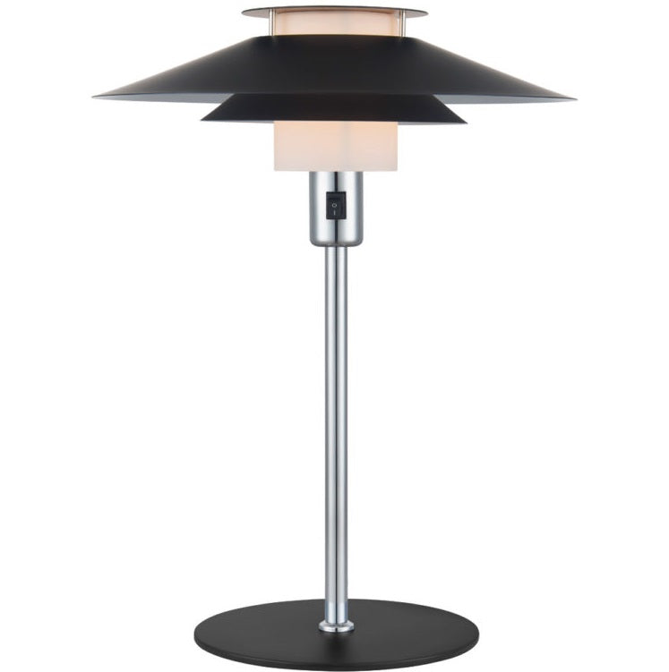 Sort/krom Ø40 cm