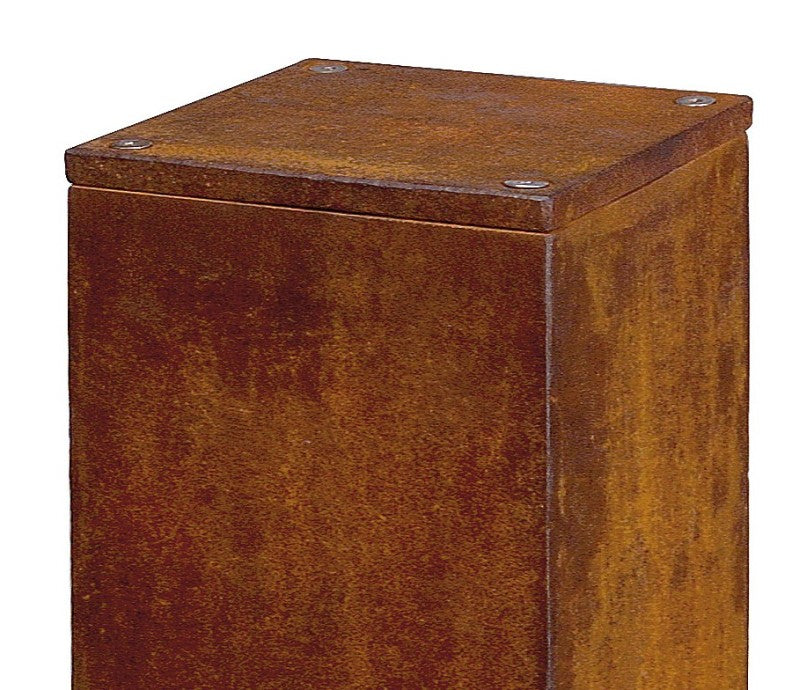 Rusty slot pullert closeúp billede