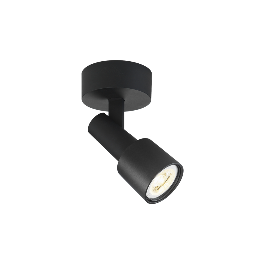 Sara on base sort med stor base loftlampe Wever & Ducré