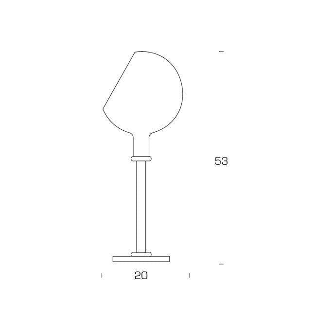 Parola bordlampe Fontana Arte