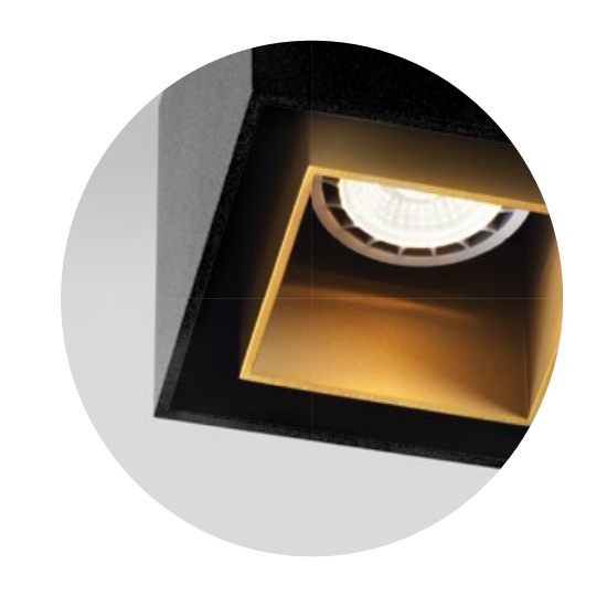 cover i guld til sort Box loftspot