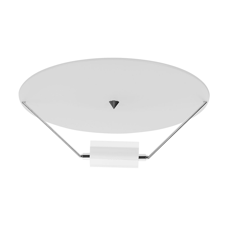 Disco i hvid med blank hvid bund fra Catellani & Smith