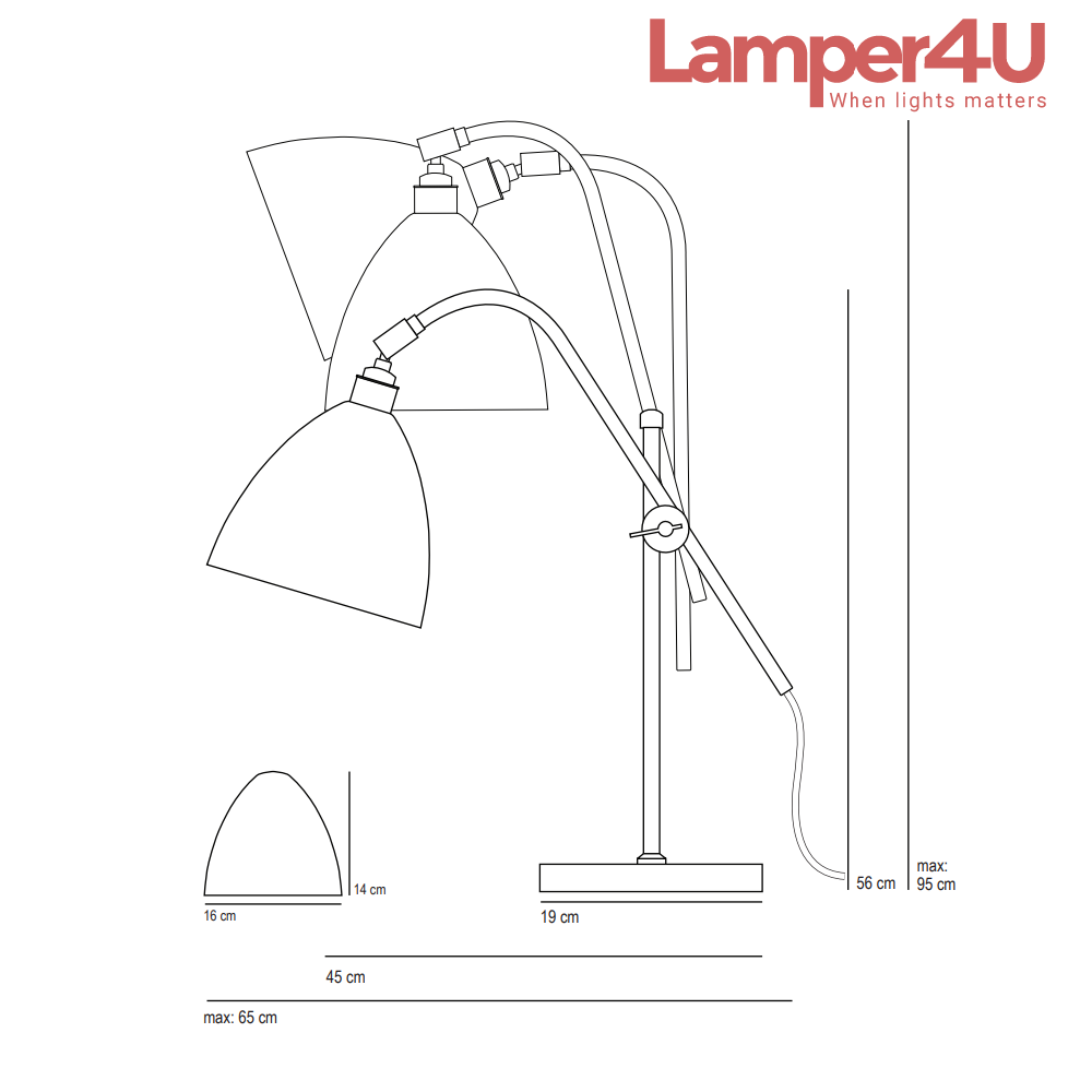 Task bordlampe Original BTC