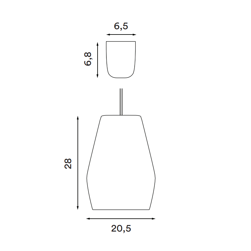 Bell Pendel Northern Lighting