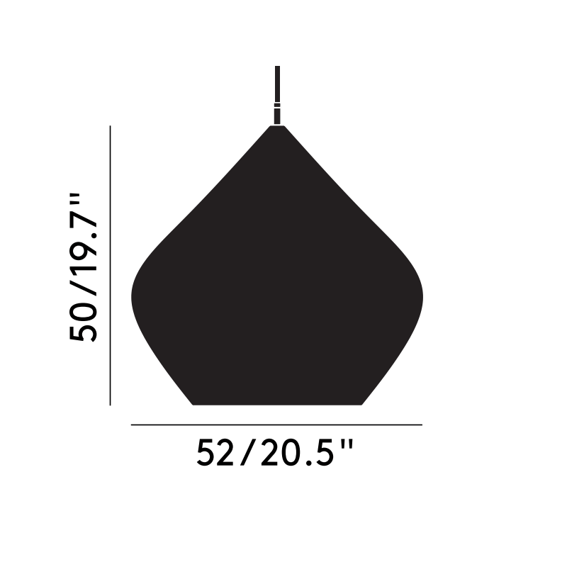 Beat shade stout pendel Tom Dixon.