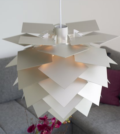 PineApple medium aluminium pendel Dyberg-Larsen
