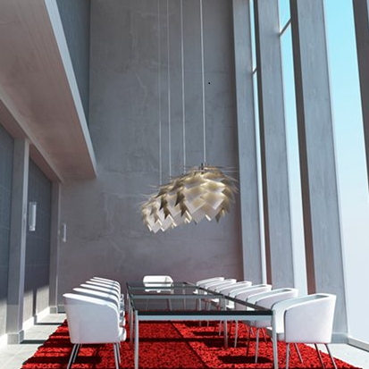 PineApple medium aluminium pendel Dyberg-Larsen
