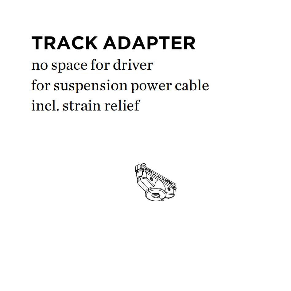 Pendel Adapter 1F 230V Wever og ducré