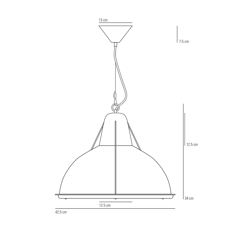 Phane Prismatic large FP468N pendel original btc