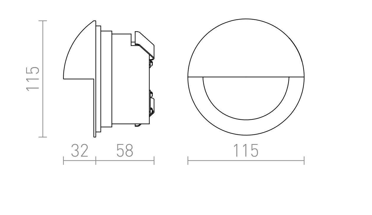 Asteria LED væglampe LED Rendl