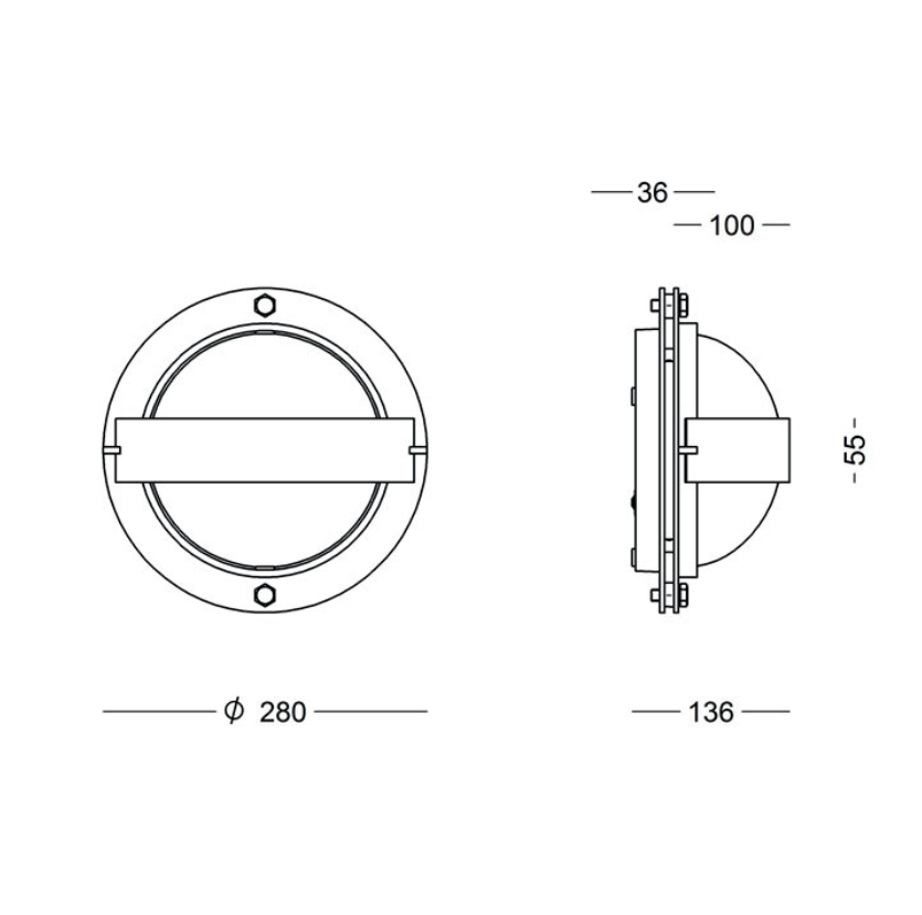 Tema Buen væg loftlampe Ø 280 mm Focus Lighting