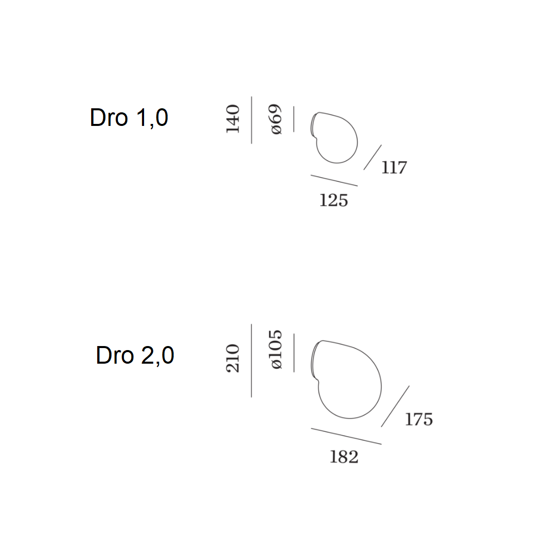 Dro wall væglampe Wever & Ducré