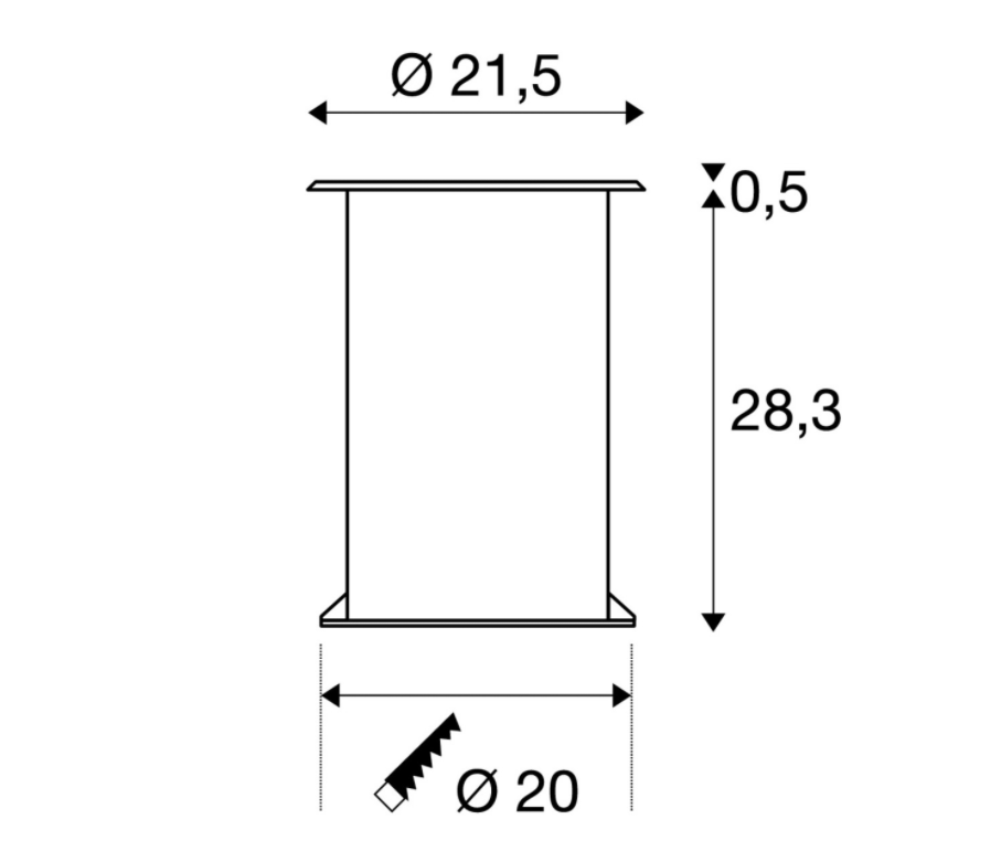 Dazar E27 nedgravningsspot
