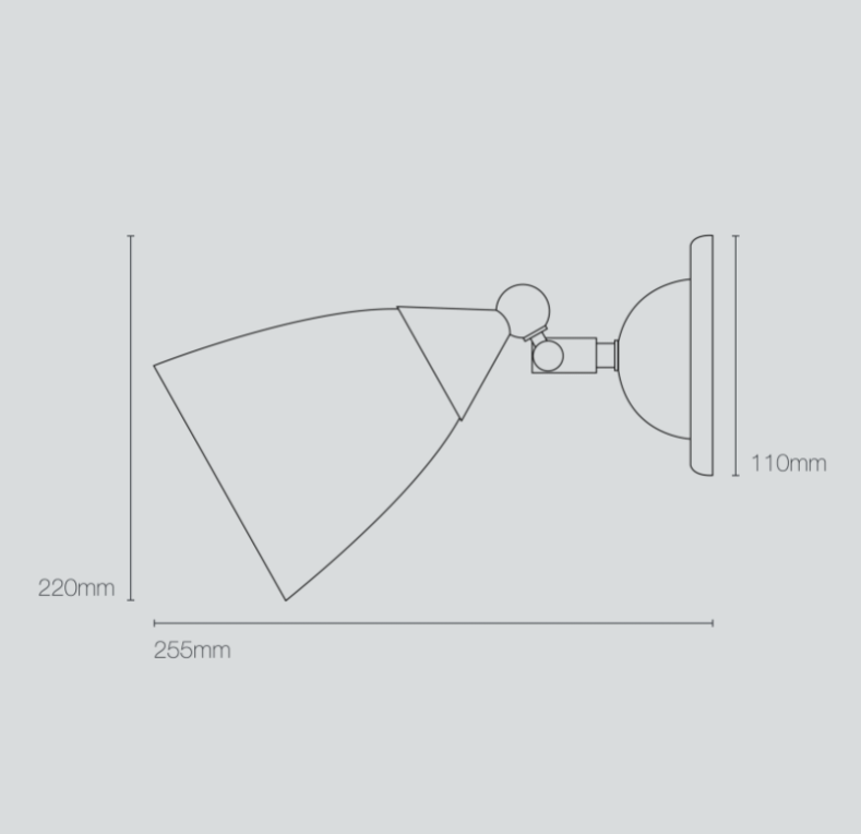Mann Prismatic FW328N væglampe Original BTC