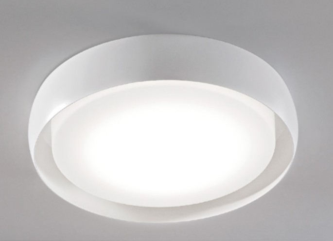 Treviso med hvid ramme væg loftlampe