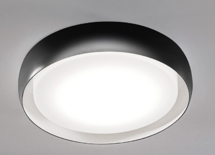 Treviso med sort ramme væg loftlampe