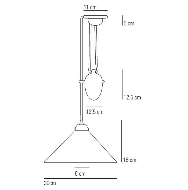 Conical Prismatic Rise and fall FP297N Original BTC