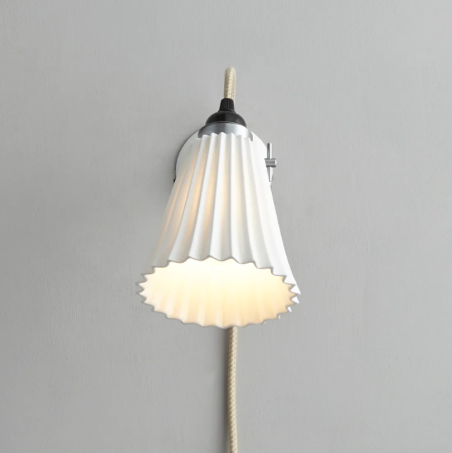 Hector Pleat Ledningsafbryder og stik væglampe Original BTC