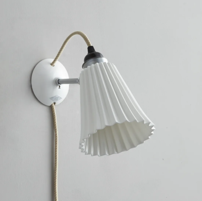 Hector Pleat Ledningsafbryder og stik væglampe Original BTC