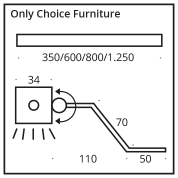 Only choice furniture Topmonteret Top-light