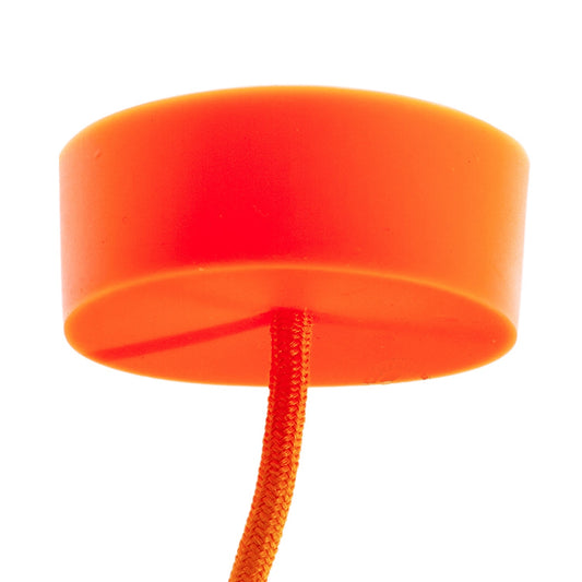 Orange pendelroset i silikone