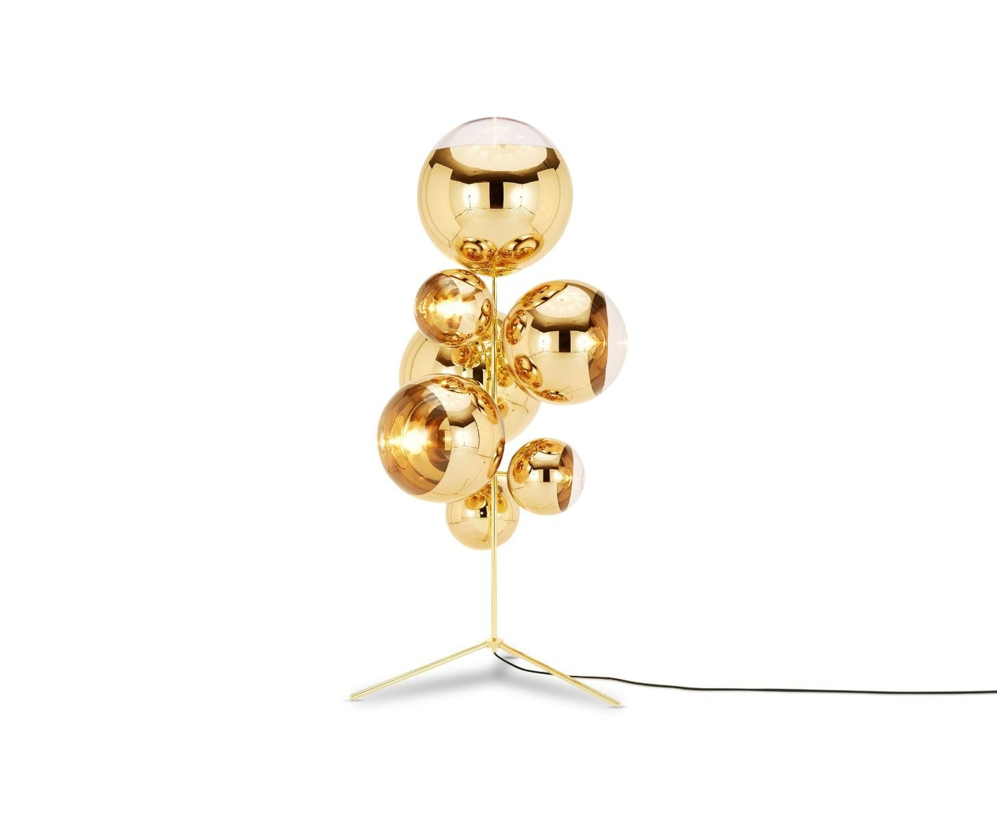 Mirror ball stand Chandelier Tom Dixon