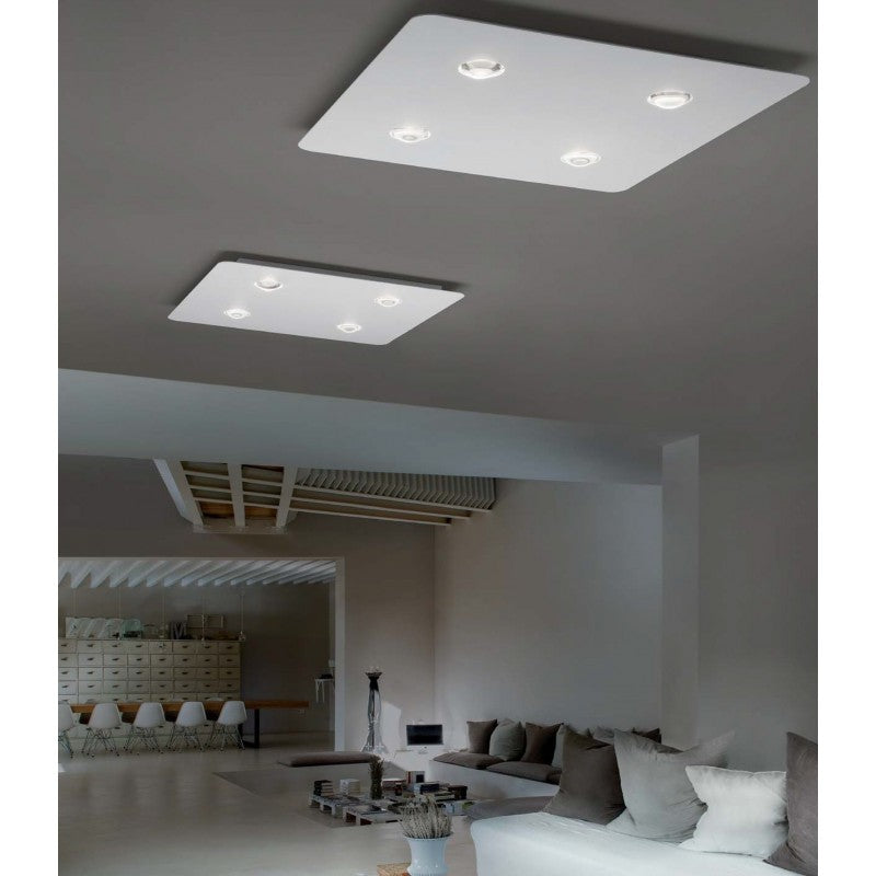 Miljøbillede af Frozen large loftlampe i mat hvid fra studio italia design