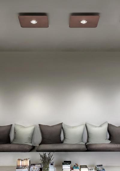 Miljøbillede af Frozen small loftlampe i kobber bronze fra studio italia design