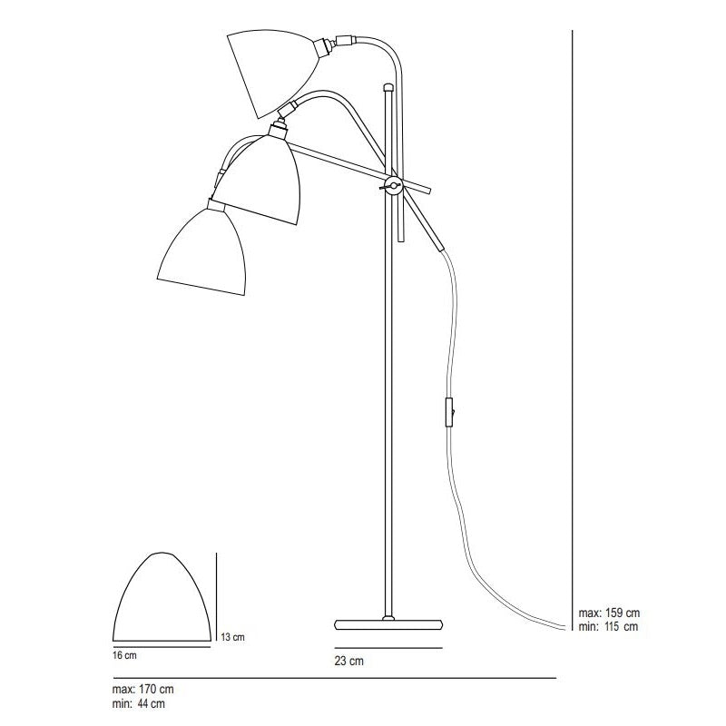 Måltegning af Task Floor FF393 fra Original BTC