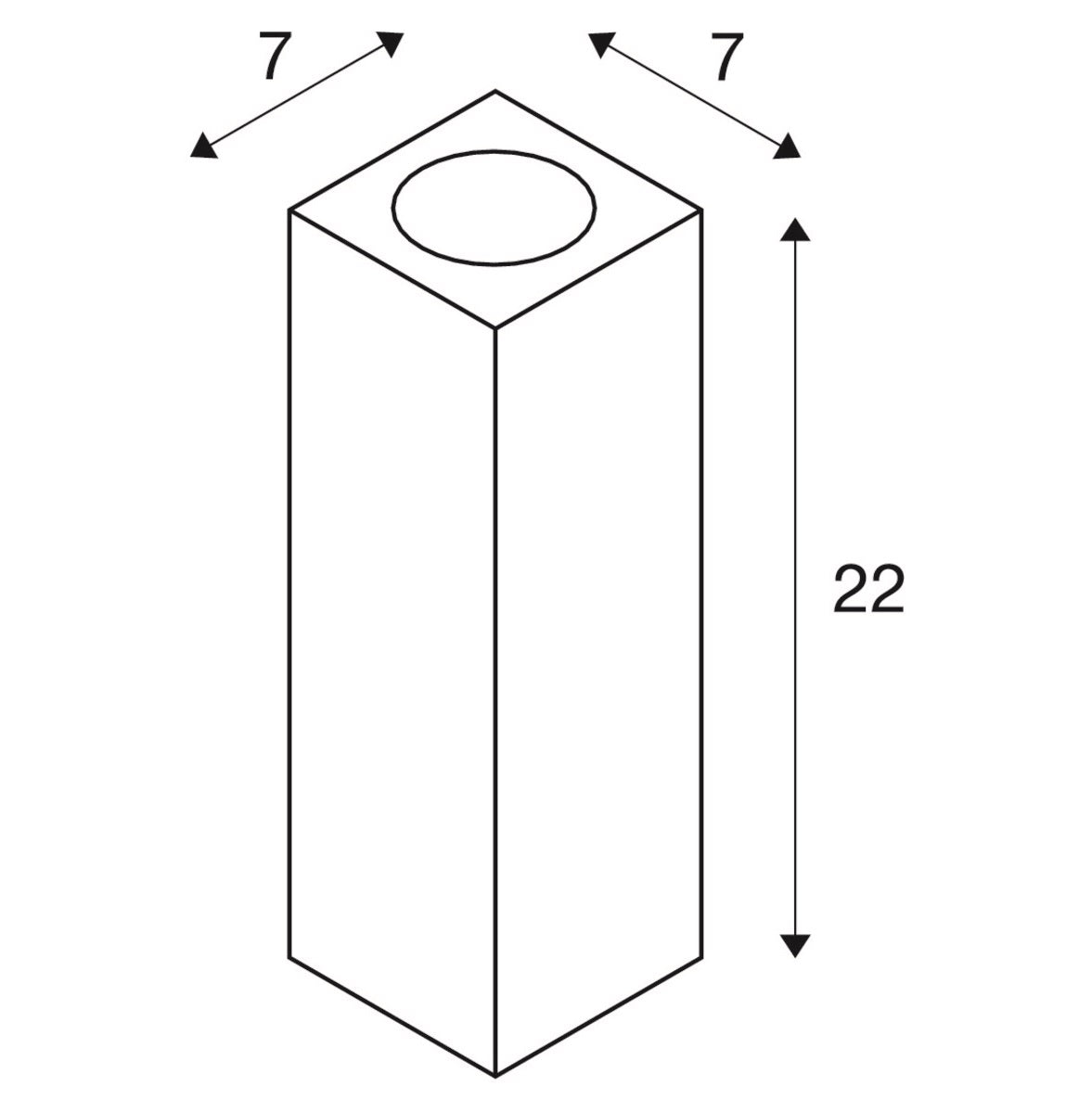 Theo up/down væglampe SLV