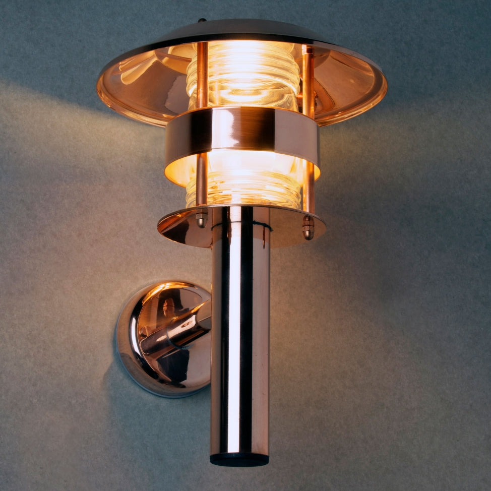 Thomas væglampe i kobber fra david superlight