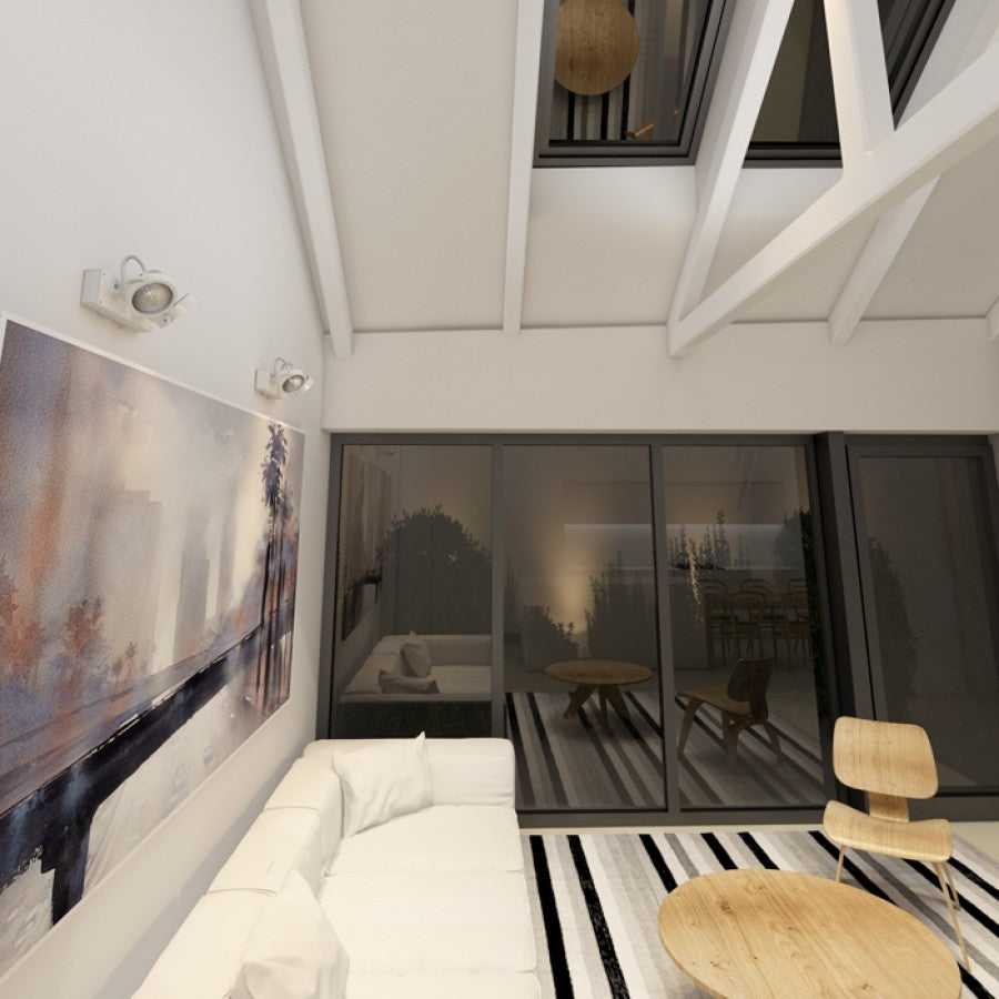Kelly 2 væglampe loftspot hvid Rendl (outlet)