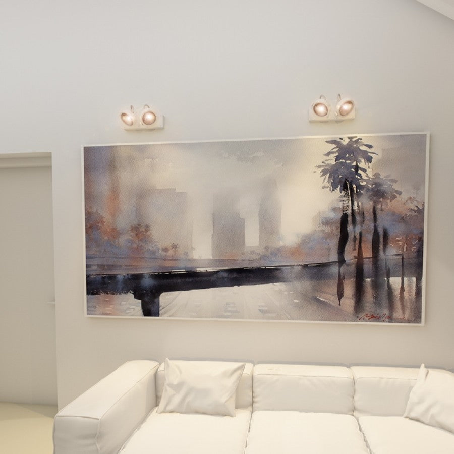 Kelly 2 væglampe loftspot hvid Rendl (outlet)