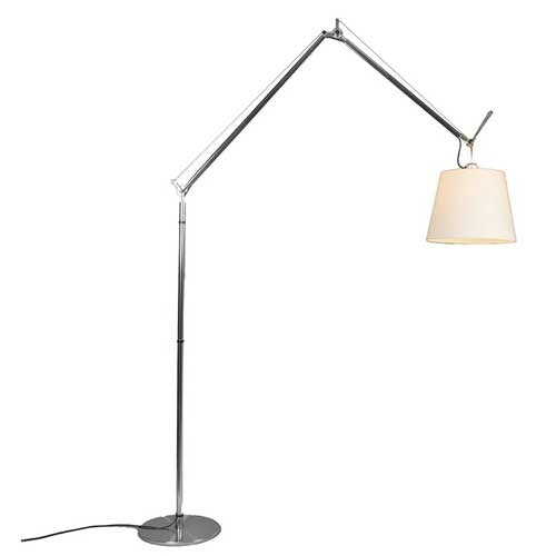 tolomeo mega terra med peachment skærm og alu stel fra artemide